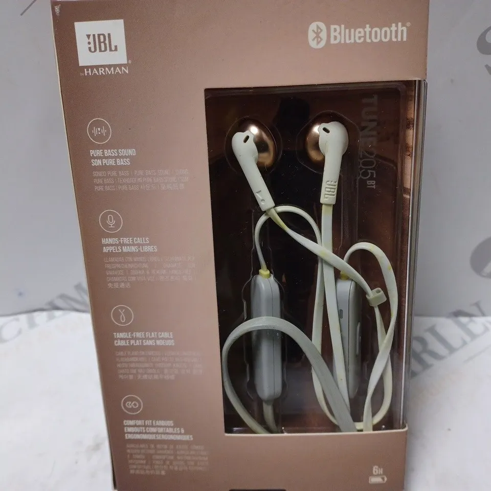 BOXED JBL TUNE205BT EARBUDS