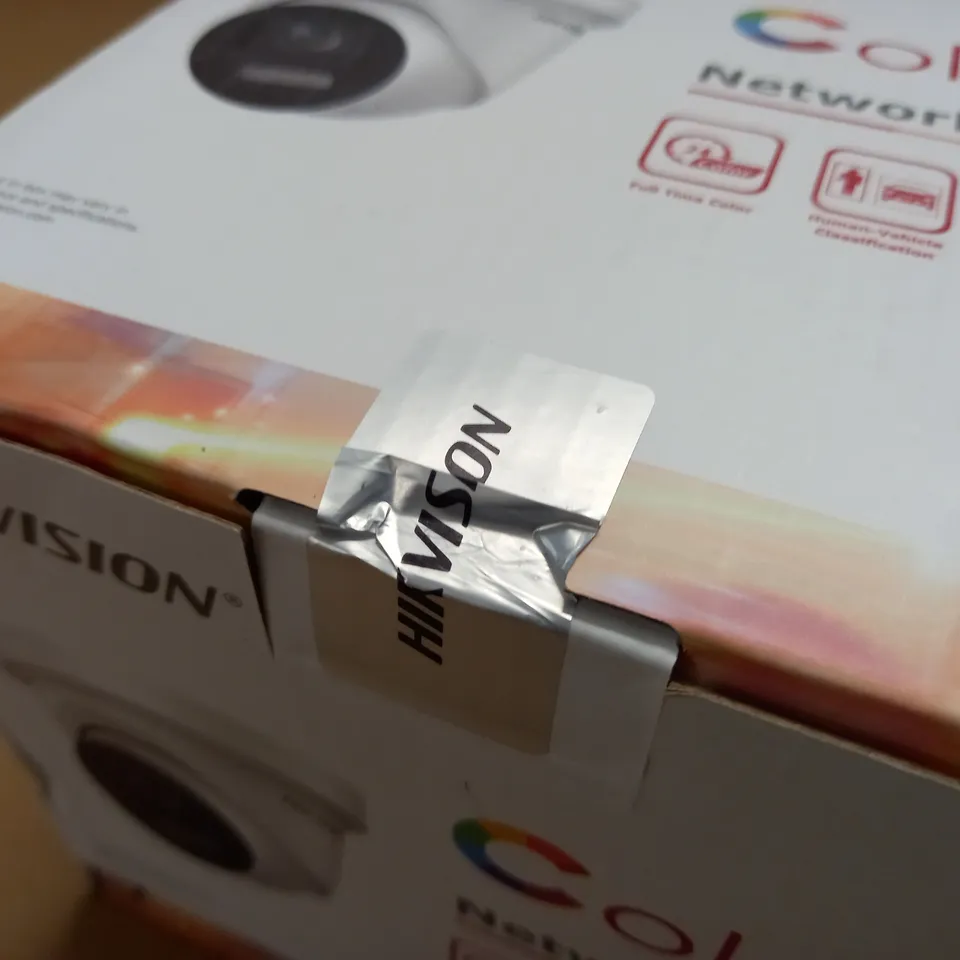 BOXED HIKVISION COLOURVU NETWORK CAMERA - 8MP
