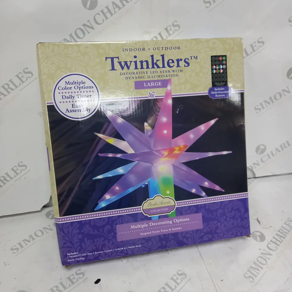 BOXED PACIFIC ACCENTS STAR BURST LIGHT