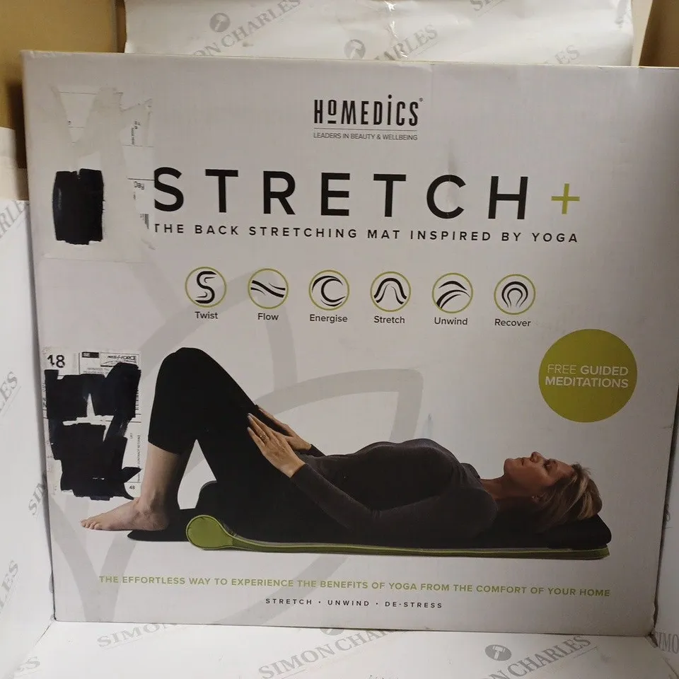 BOXED HOMEDICS STRETCH + BACK STRETCHING MAT