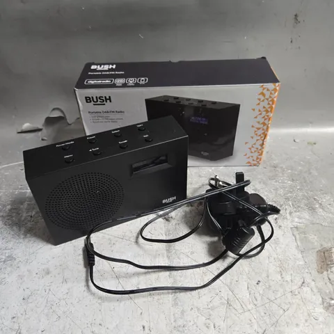 BOXED BUSH PORTABLE DAB/FM RADIO
