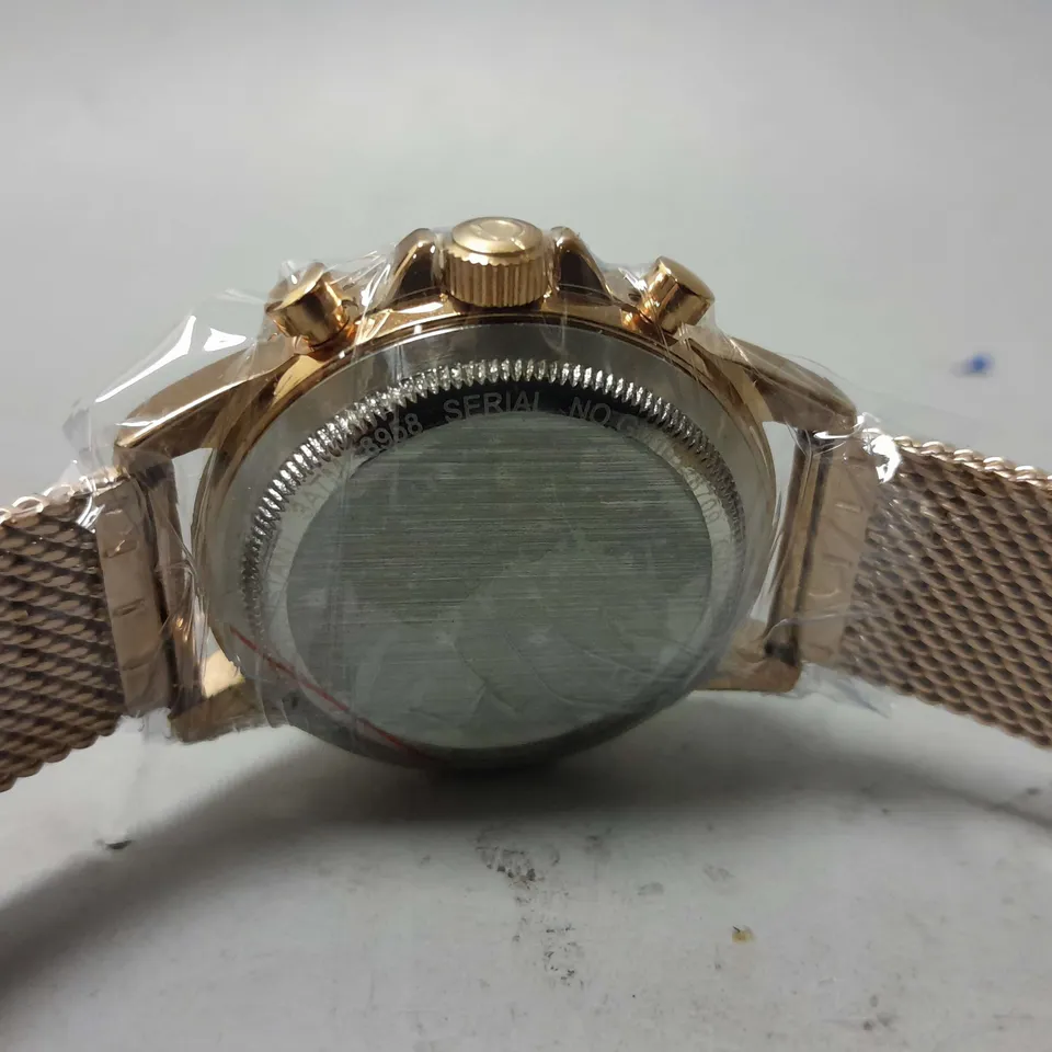 BOXED GAMAGES LONDON LIMITED EDITION HAND ASSEMBLED DOMINANCE AUTOMATIC ROSE BLUE