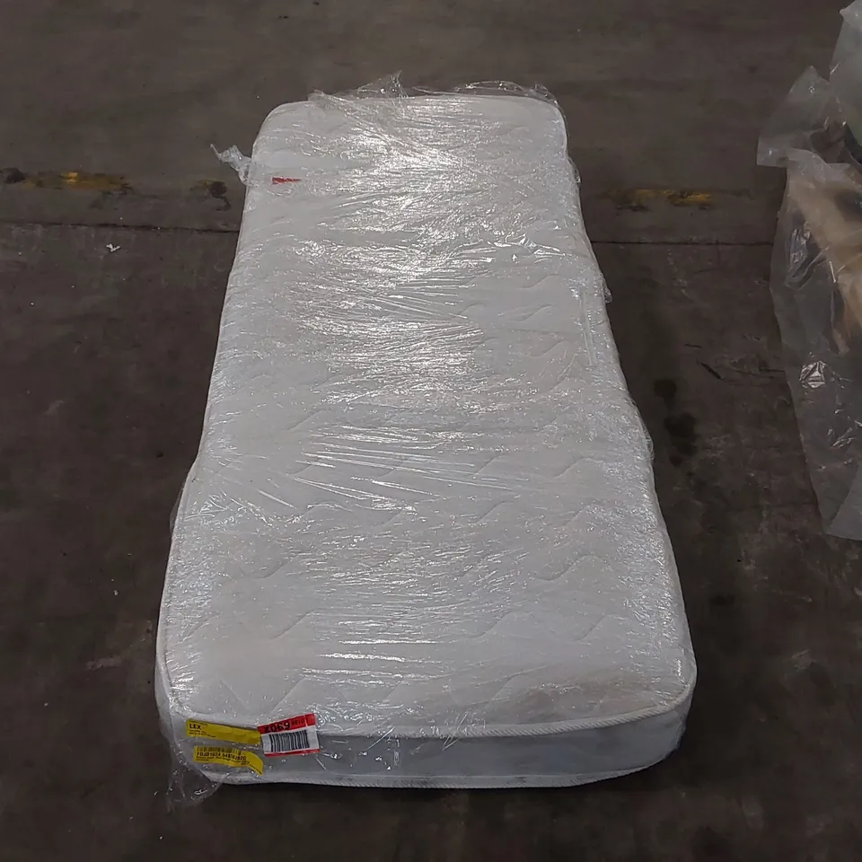 QUALITY BAGGED ROSEBORO 75CM SMALL SINGLE STARLIGHT OPEN COIL MATTRESS 