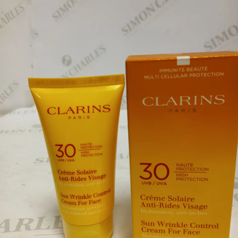 CLARINS SUN WRINKLE CONTROL CREAM FOR FACE 