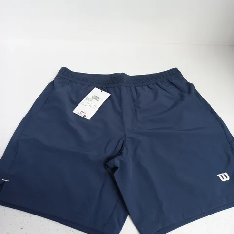 WILSON MEN'S TEAM SHORTS – NAVY, UK 34