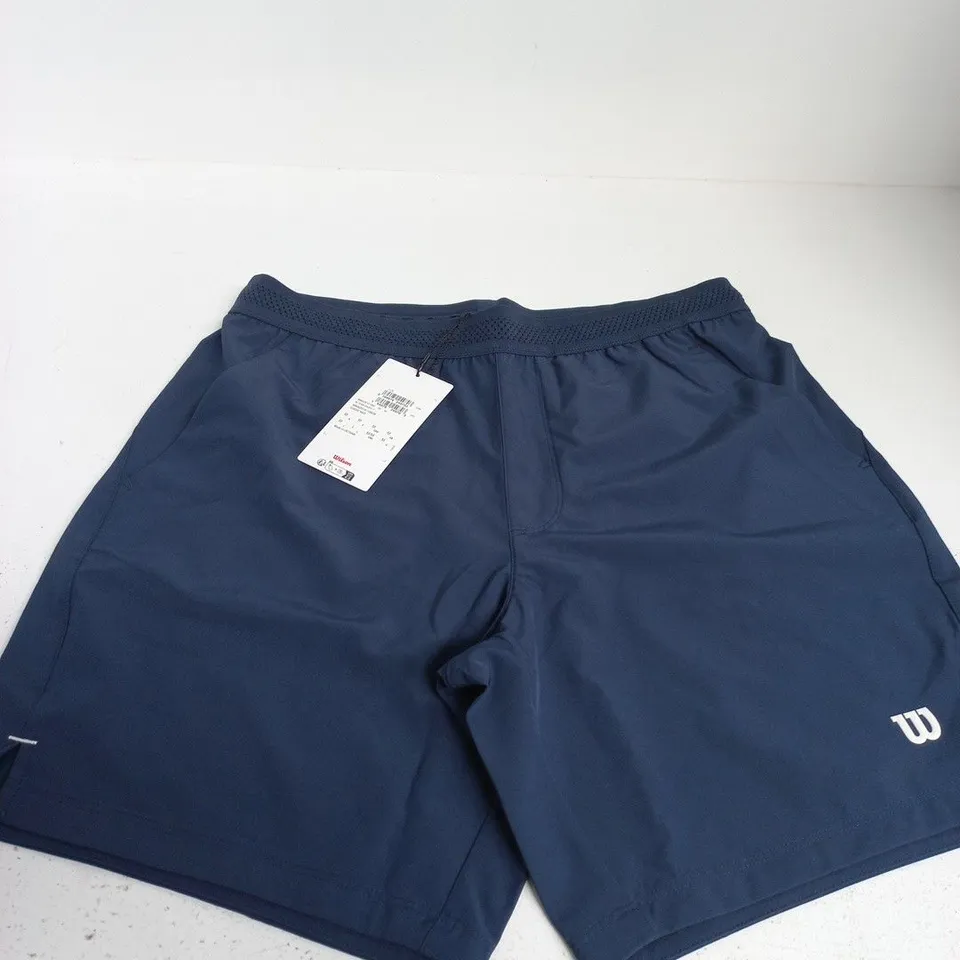 WILSON MEN'S TEAM SHORTS – NAVY, UK 34