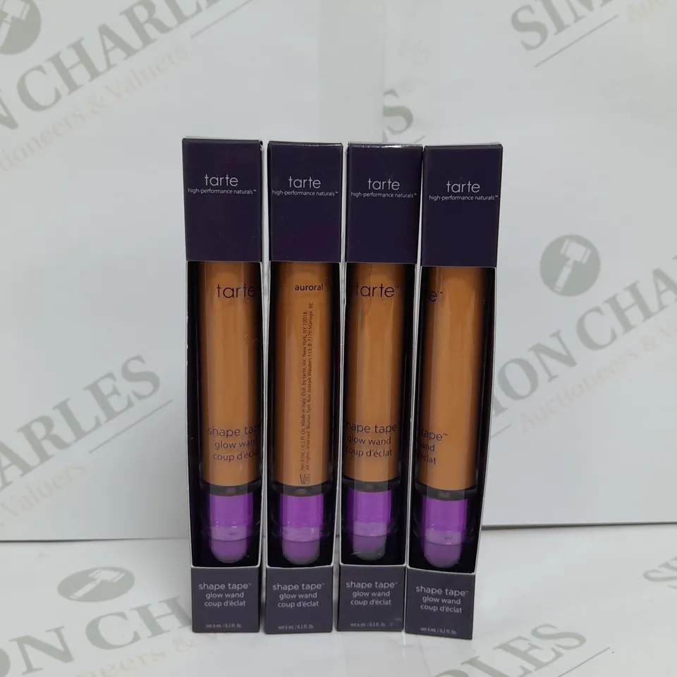 4 X TARTE SHAPE TAPE GLOW WAND IN AUROAL SHADE 