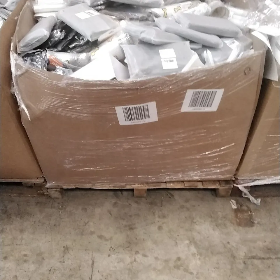 PALLET OF PHONE CASES, CURTAINS, SHOES, DOG BEDS & HOME GOODS ETC