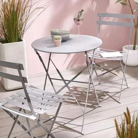 BOXED EVERYDAY IBIZA BISTRO SET GREY (1 BOX)