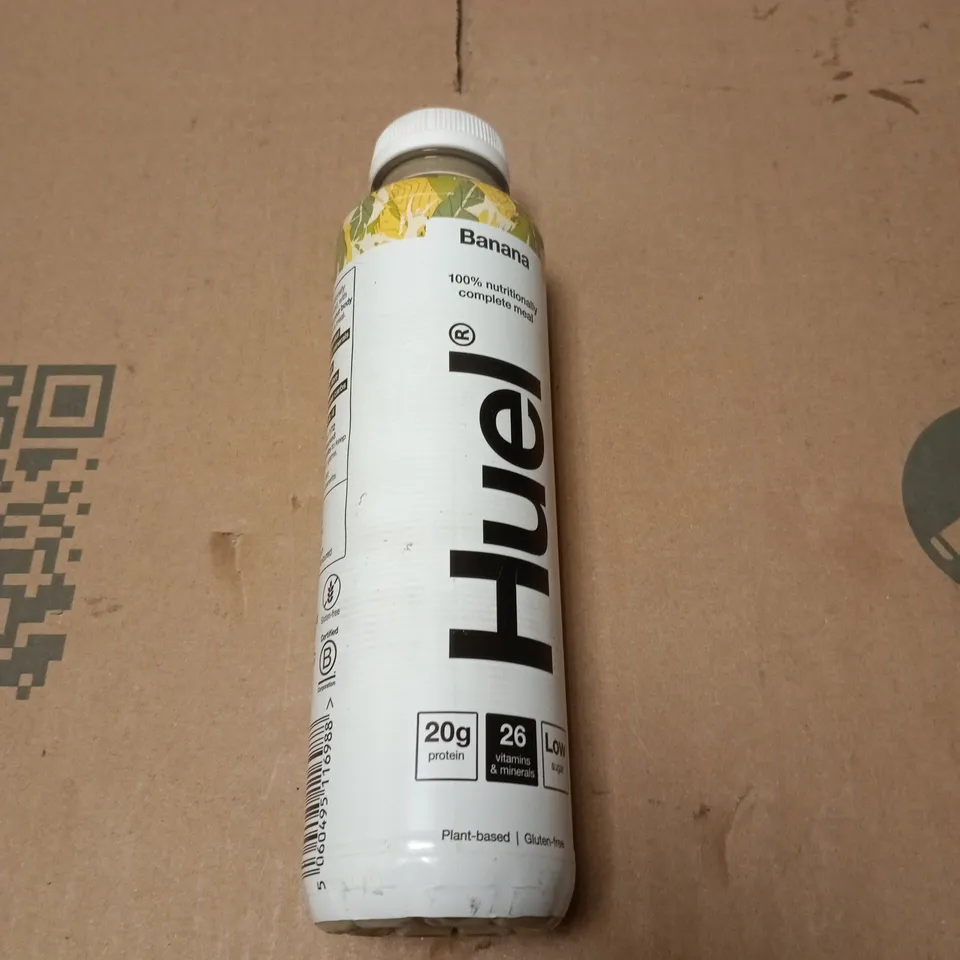 APPROXIMATELY 7 ASSORTED DRINK ITEMS INCLUDING HUEL BANANA DRINK AND VIMTO WONDER FUEL 