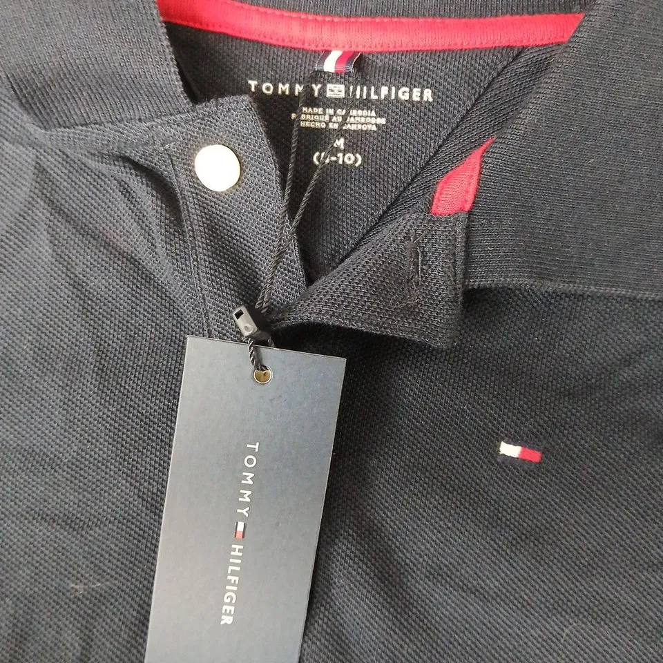 TOMMY HILFIGER KIDS POLO IN NAVY - 8-10
