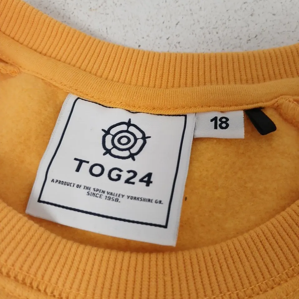 TOG24 SUNSHINE SWEATSHIRT – UK 18 (SUNSHINE YELLOW)