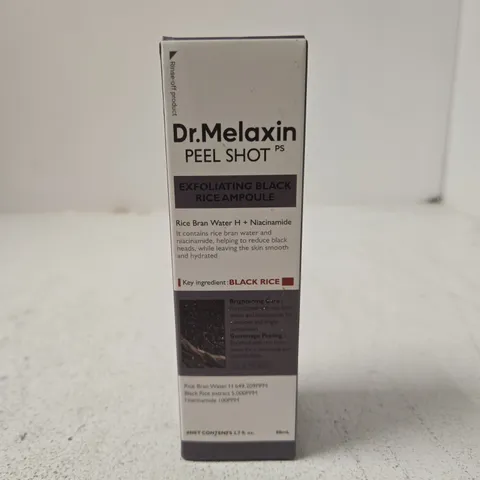 DR. MELAXIN PEEL SHOT PS EXFOLIATING BLACK RICE AMPOULE