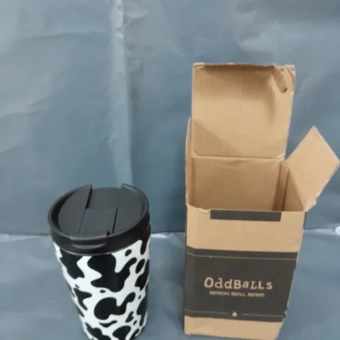 ODDBALL COW PRINT CUP 