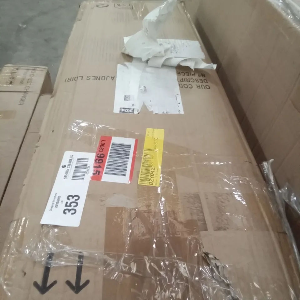 BOXED MAXEN 5 DRAWER CHEST OF DRAWERS - WHITE 