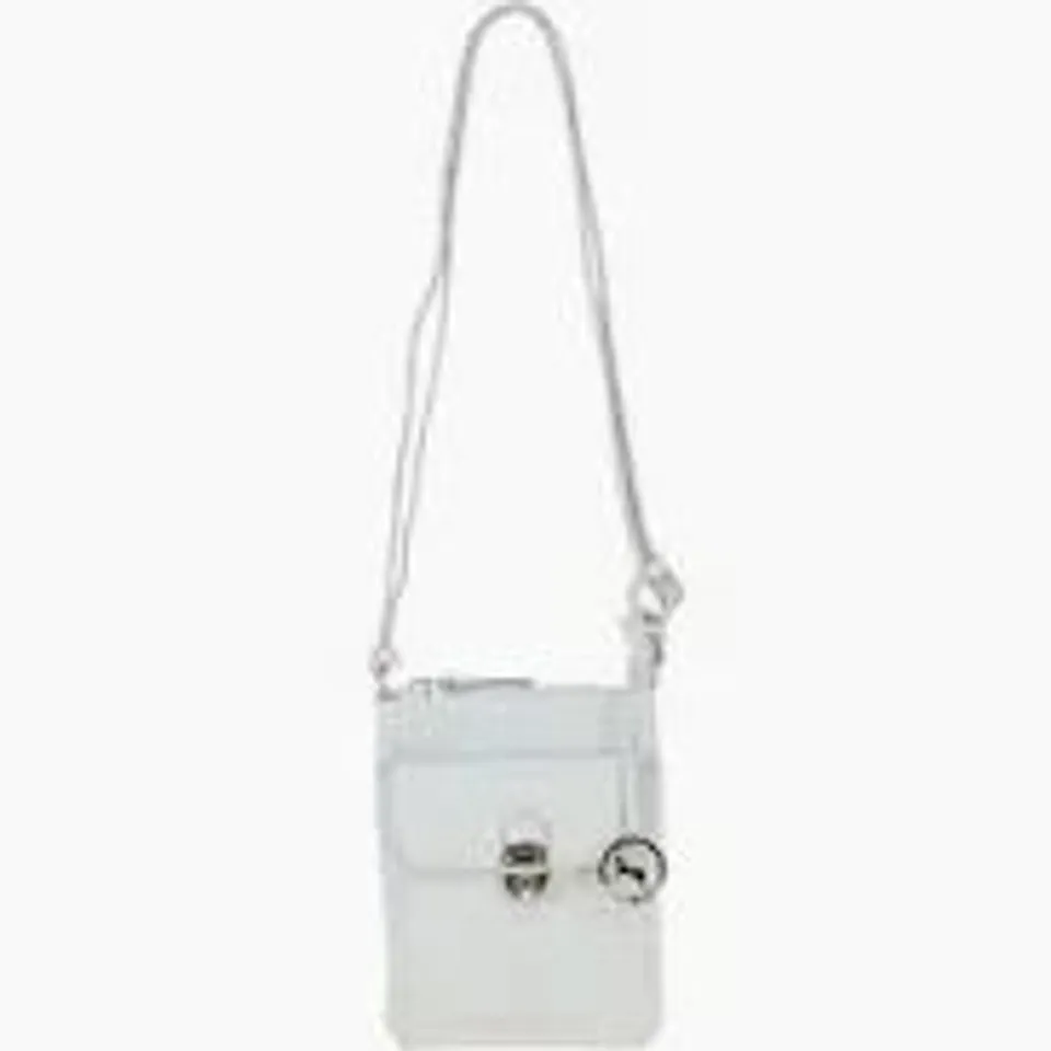 ASHWOOD MULTI STRAP MEDIUM LEATHER CROSSBODY BAG IN WHITE