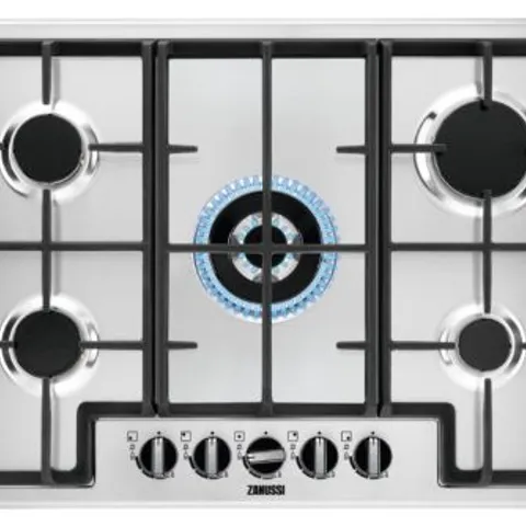 ZANUSSI ZGNN755X 74CM GAS HOB - STAINLESS STEEL