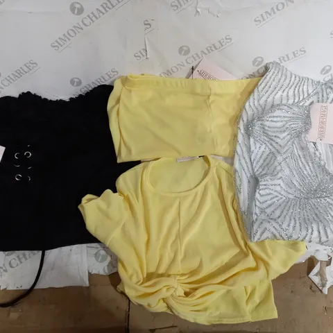 BOX OF 10 ASSORTED CLOTHING ITEMS TO INCLUDE - MIRROR IMAGE