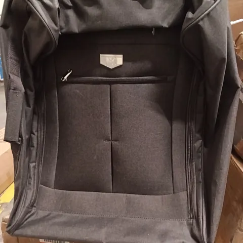 UNBOXED KEPLIN LUGG MEDIUM SIZE TRAVEL SUITCASE WITH WHEELS GREY COLOUR 