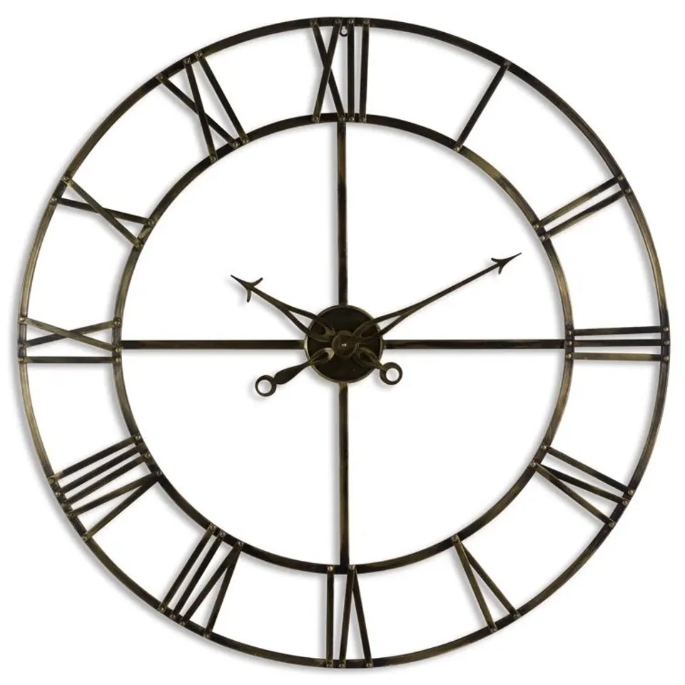 BOXED BLY METAL WALL CLOCK (1 BOX)