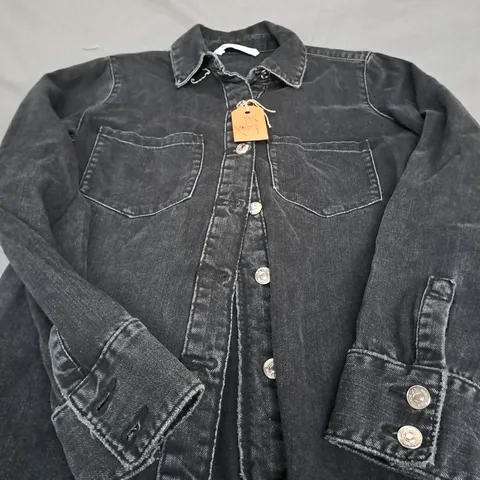 ZARA DENIM BUTTON UP JACKET - EUR MEDIUM