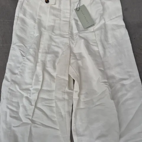 MINT VELVET LINEN BLEND BARREL TROUSERS – UK 8 (EU 36, US 4)
