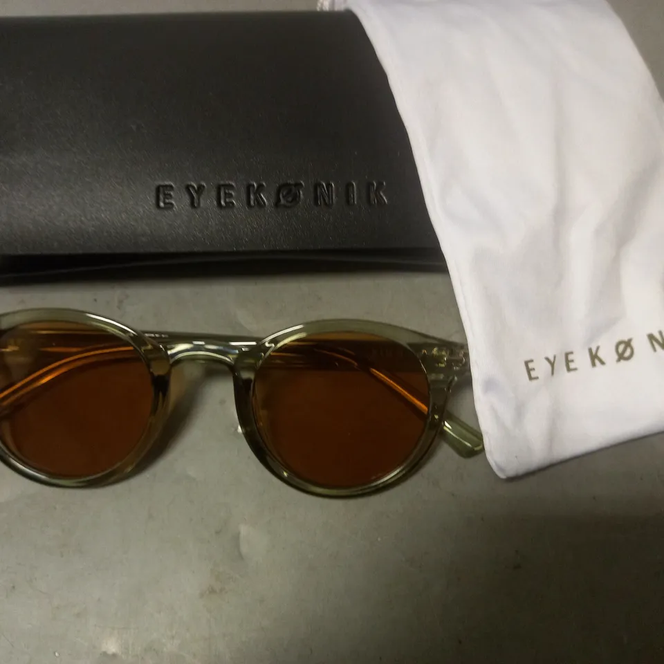 BOXED EYEKONIK CLEAR YELLOW GLASSES