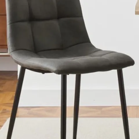 BOXED PAIR OF CHRISTIE GREY CHAIRS (1 BOX)