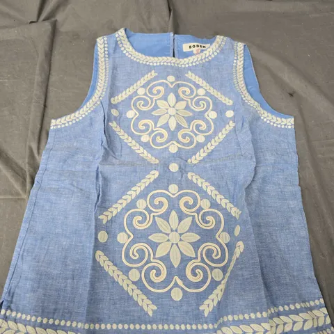 BODEN VEST TOP IN BLUE - 12