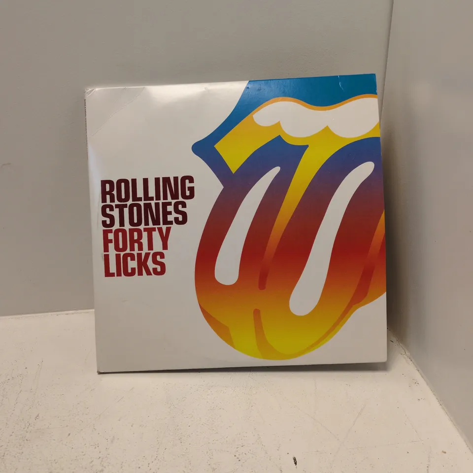 ROLLING STONES FORTY LICKS BOX SET – BOXED MUSIC COLLECTION WITH BOOKLET