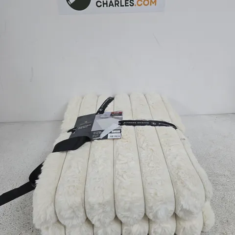 GAVENO CAVAILIA SHUM FAUX FUR RUG – 160 X 230 CM – CREAM (PACKAGED)