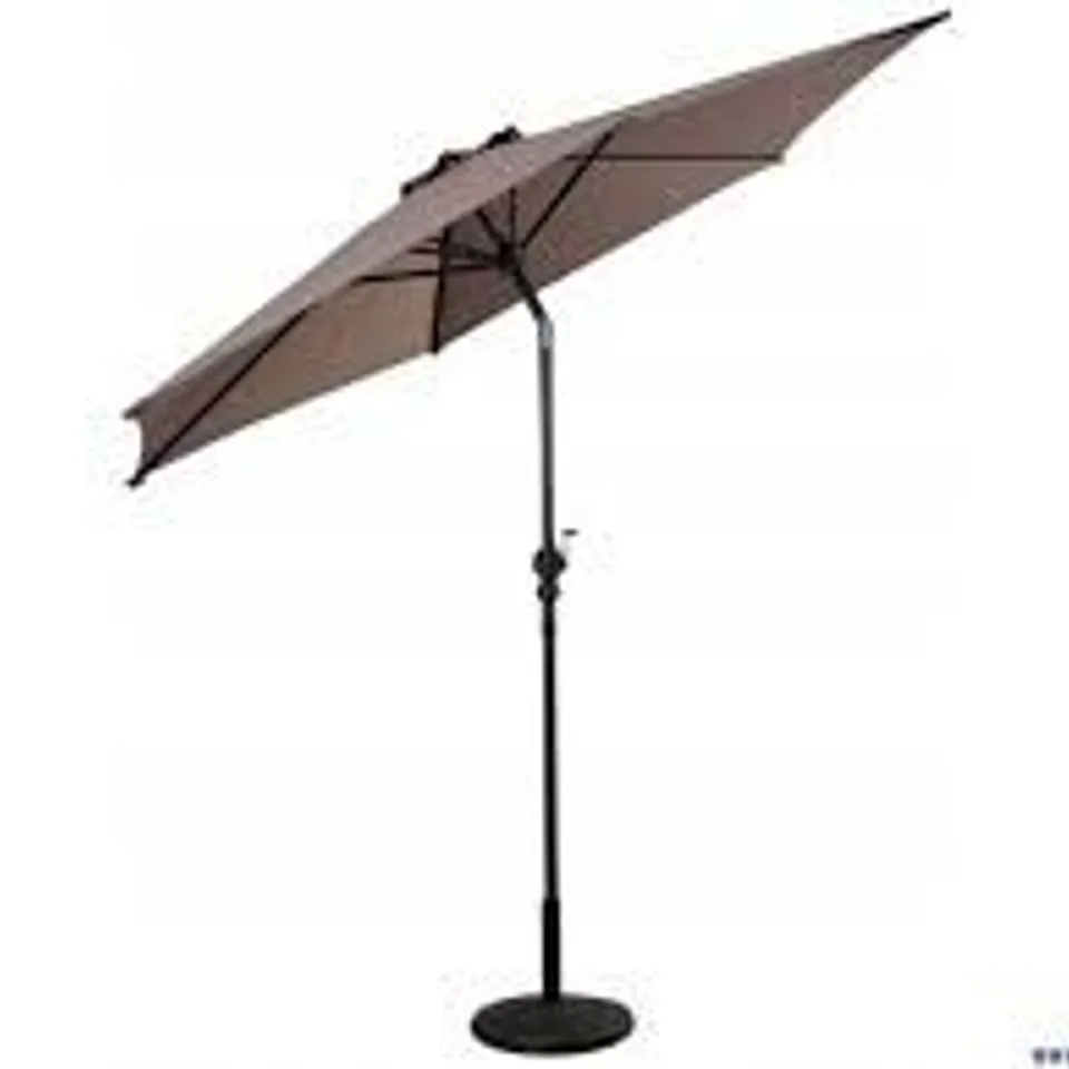 BOXED COSTWAY GARDEN PATIO UMBRELLA FOR BALCONY OR TERRACE 270cm - COFFEE