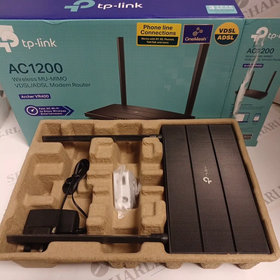 TP-LINK AC1200 WIRELESS MU-MINO VDSL/ADSL MODEM ROUTER