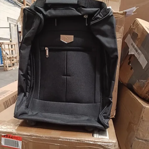 UNBOXED KEPLIN LUGG SMALL SIZE TRAVEL SUITCASE WITH WHEELS BLACK COLOUR 