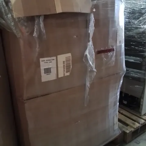 PALLET CONTAINING A LARGE QUANTITY OF ZIG ZAG SHREDDED CRAFT PAPER
