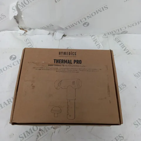 BOXED HOMEDICS THERMAL PRO MASSAGE GUN IN PINK