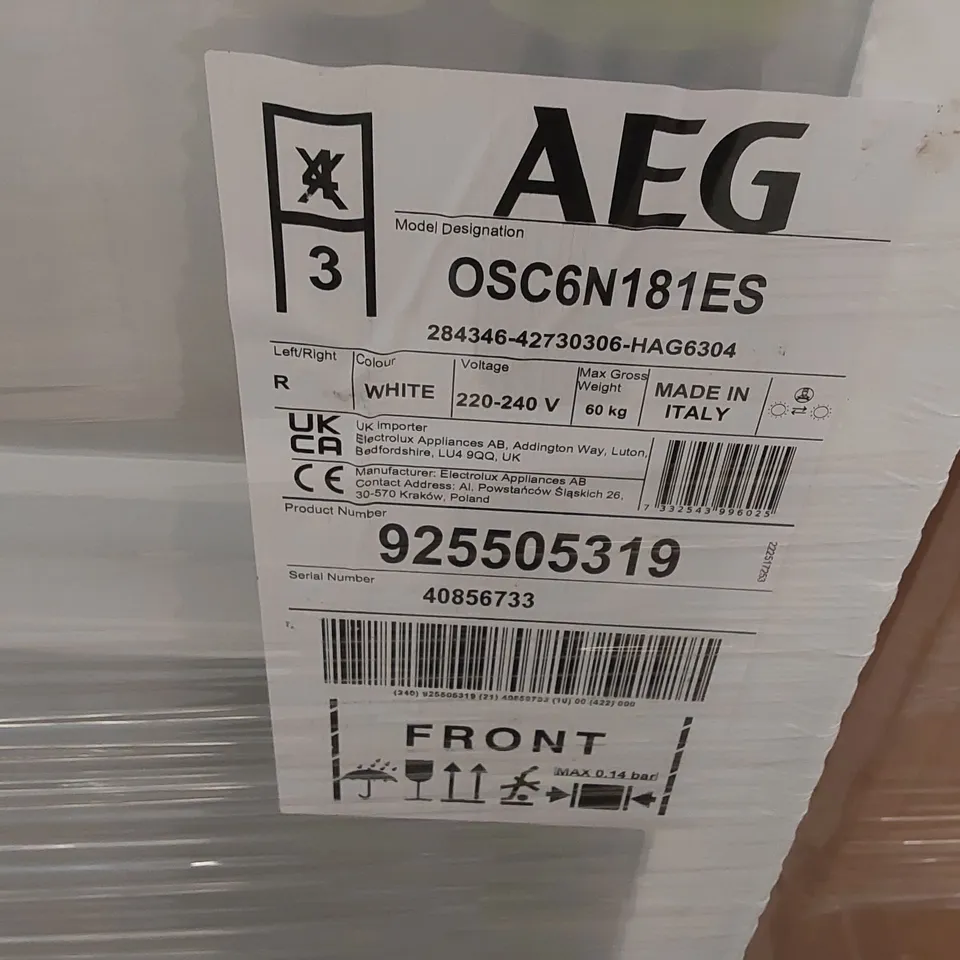 AEG TWINTECH OSC6N181ES 6000 INTEGRATED 70/30 FRIDGE FREEZER - SLIDING HINGE RRP £584