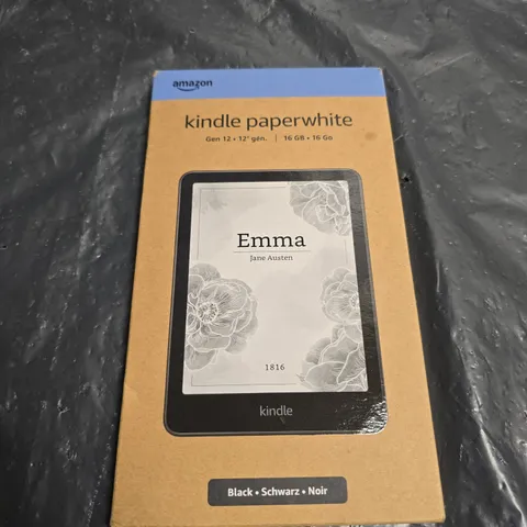 AMAZON KINDLE PAPERWHITE (12TH GEN) – 16GB, BLACK – BOXED