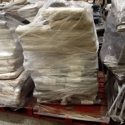 PALLET OF ASSORTED INCOMPLETE DINING CHAIR PARTS AND PIECES 