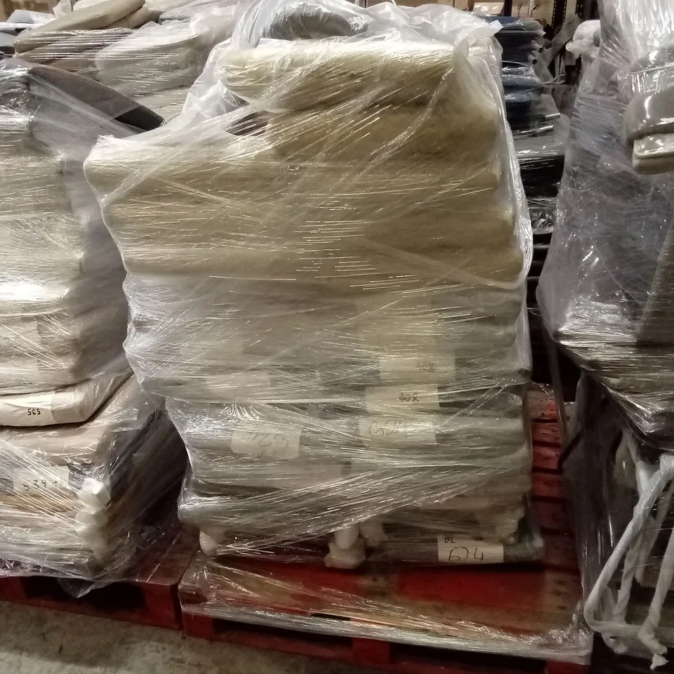 PALLET OF ASSORTED INCOMPLETE DINING CHAIR PARTS AND PIECES