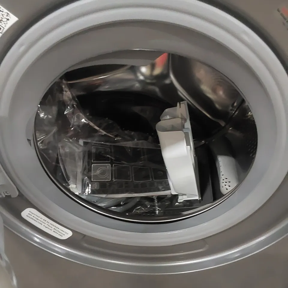 HOOVER FREESTANDING WASHING MACHINE IN SILVER, MODEL: H3WS69TAMCGE-80
