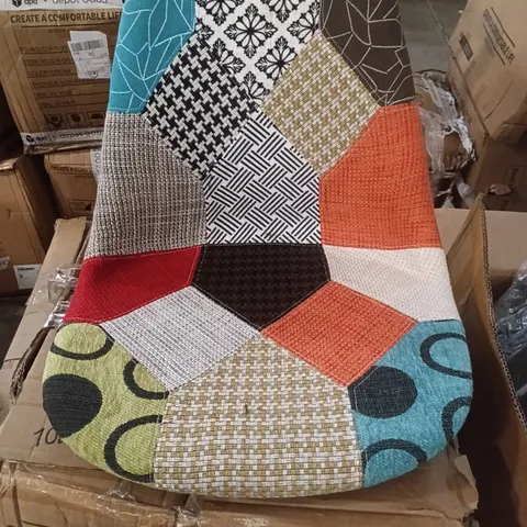 BOXED SET OF 2 FABRIC DINING CHAIRS