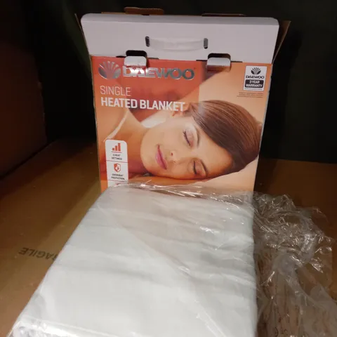 DAEWOO SINGLE HEATED BLANKET