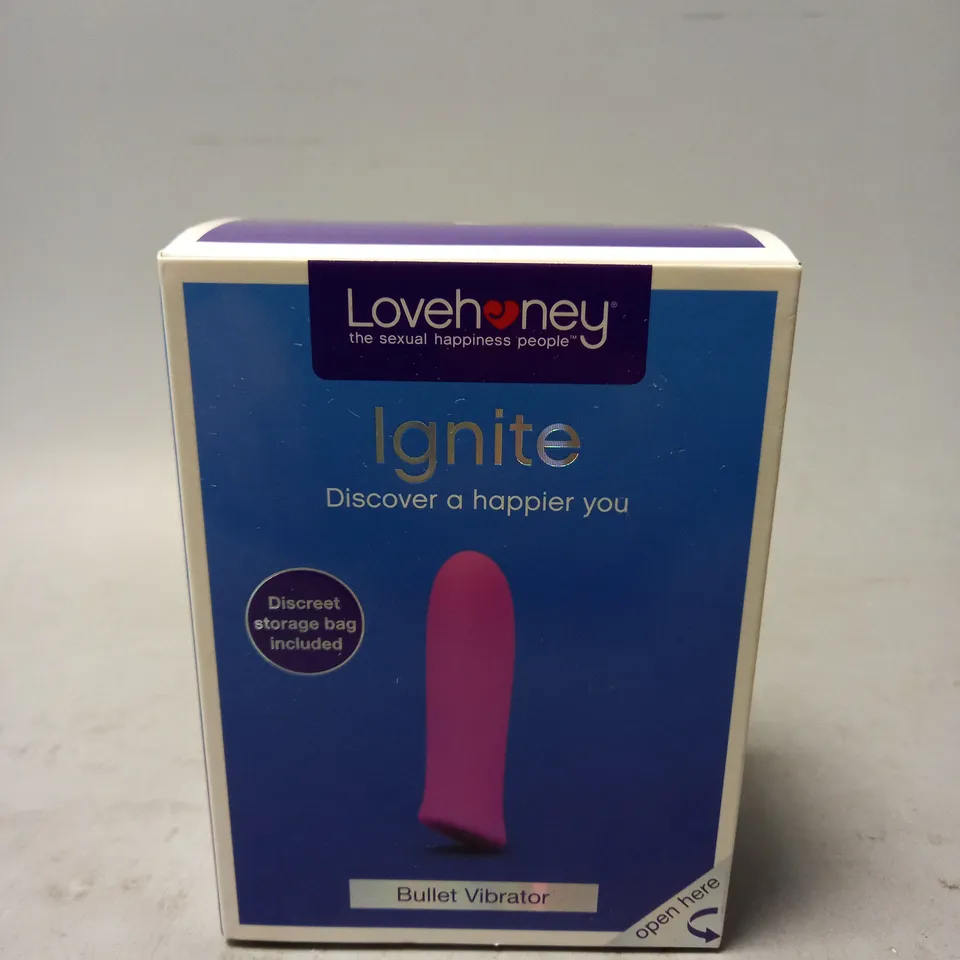 BOXED AND SEALED LOVEHONEY IGNITE BULLET VIBRATOR