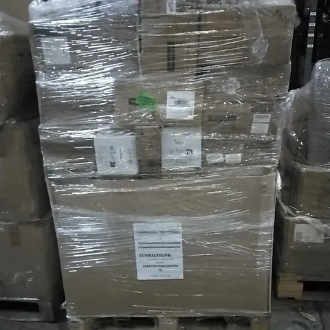 PALLET OF HOUSEHOLD ITEMS TO INCLUDE SHOE RACK, PULL OUT HOME ORGANIZERS,  STORAGE OTTOMAN AND OTHER ASSORTED ITEMS...
