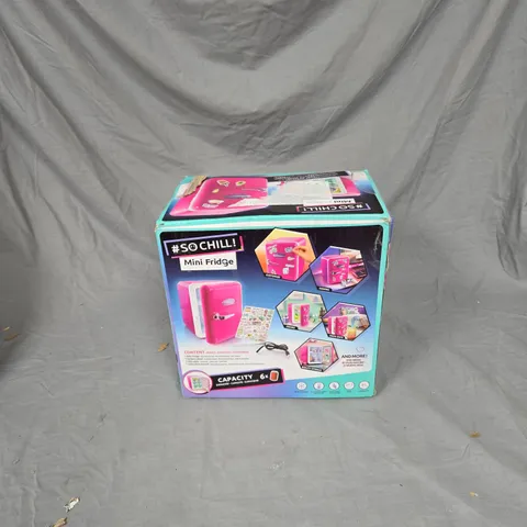 #SO CHILL! Mini Fridge Playset – Pink, Boxed