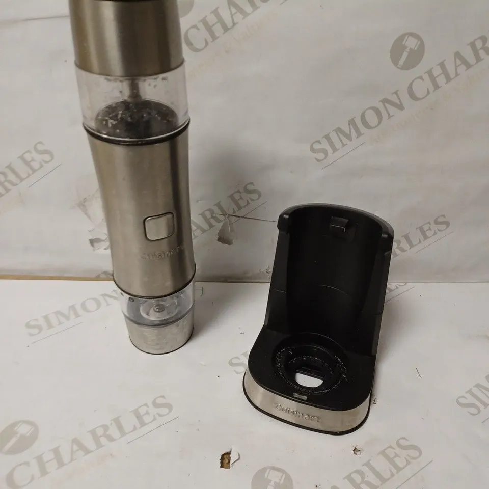 CUISINART RECHARGEABLE SEASONING MILL ELECTRIC SALT & PEPPER GRINDER