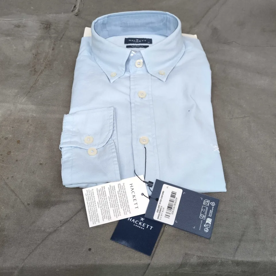 HACKETT LONDON SKY BLUE OXFORD SHIRT – MEN'S, XL