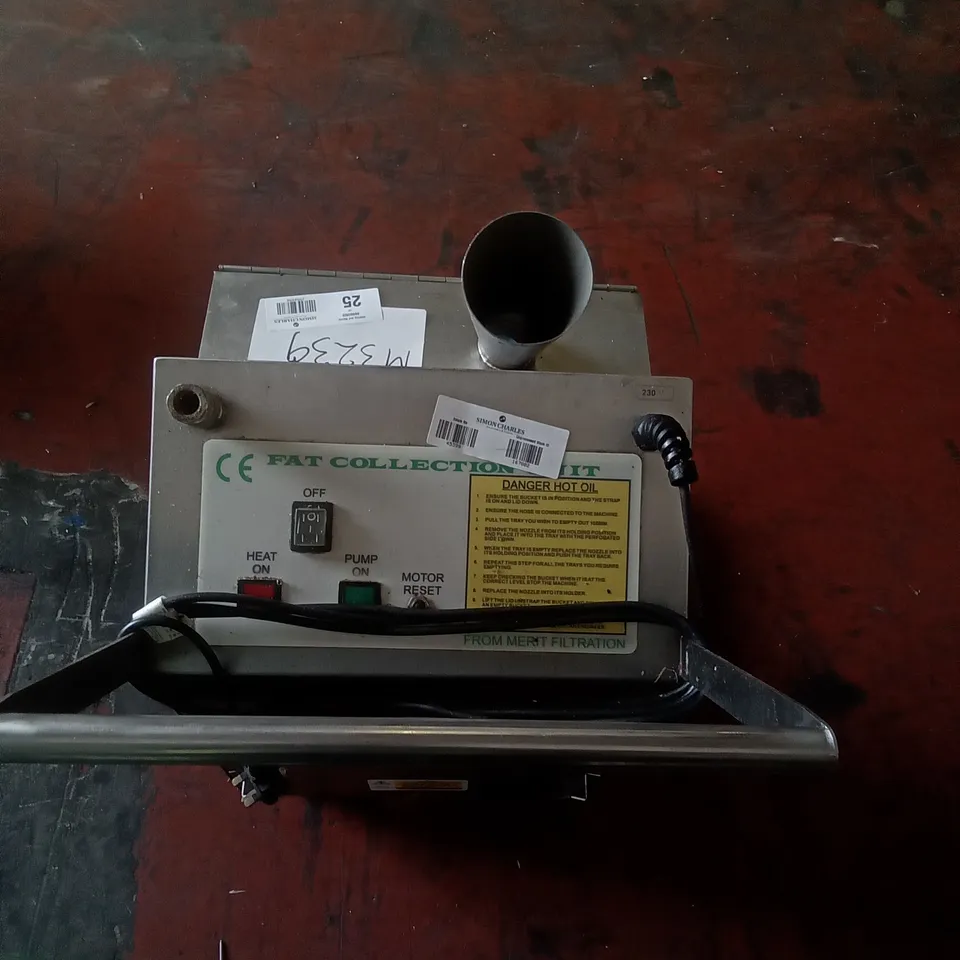 COMMERCIAL FAT COLLECTION UNIT
