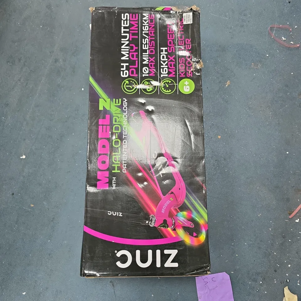 ZINC MODEL Z WITH HALO-DRIVE – PINK KICK SCOOTER 